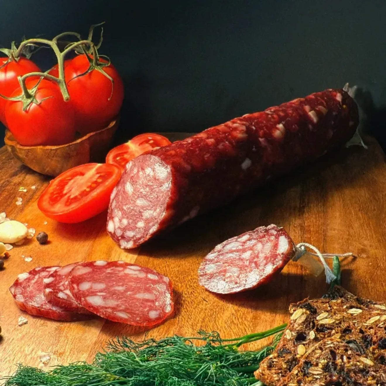 Rustic Pork & Beef Salami