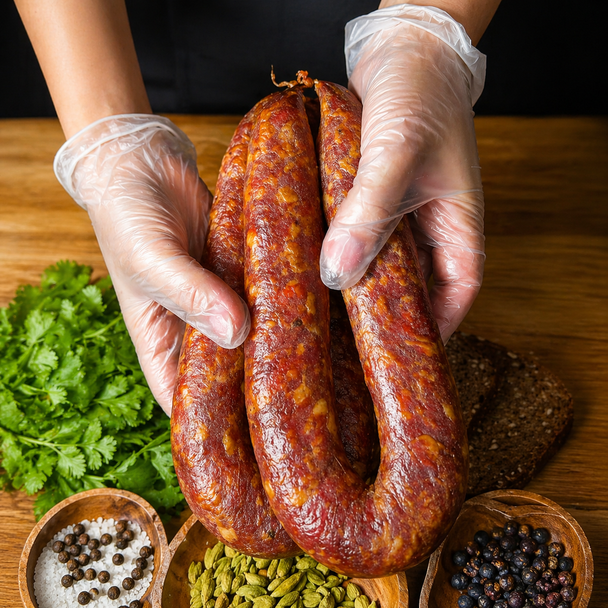 Cured Pork Ring Sausage