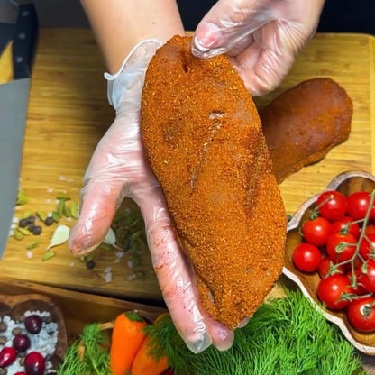 Dry-Cured Chicken Breast (Basturma)