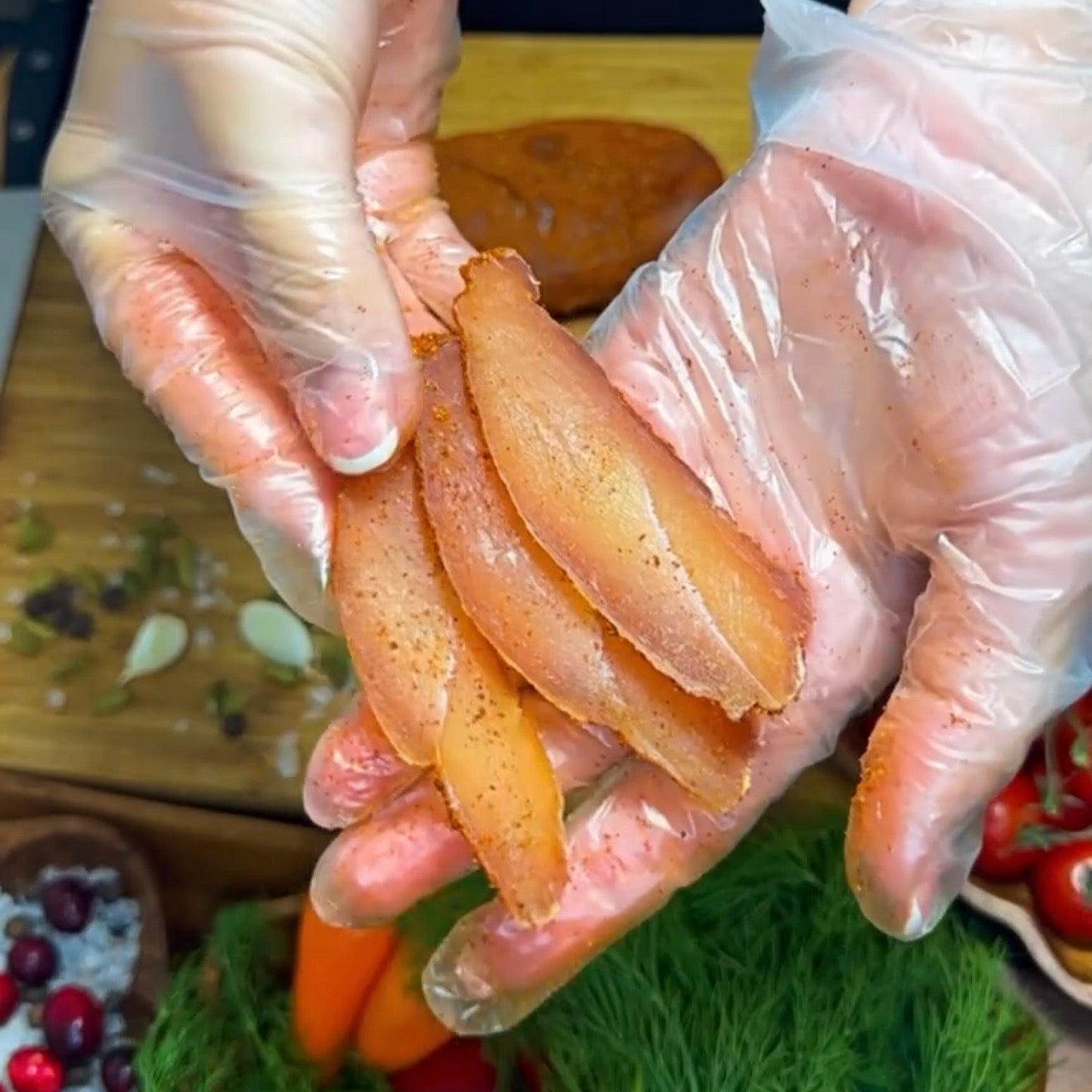 Dry-Cured Chicken Breast (Basturma)