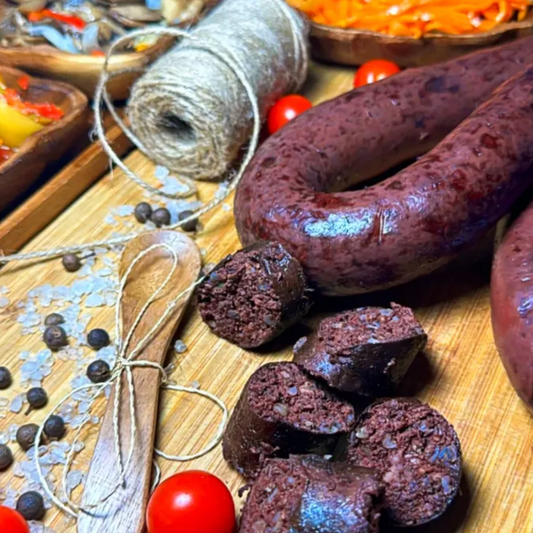 Traditional Black Pudding (Blood Sausage)