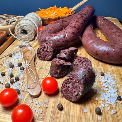 Traditional Black Pudding (Blood Sausage)